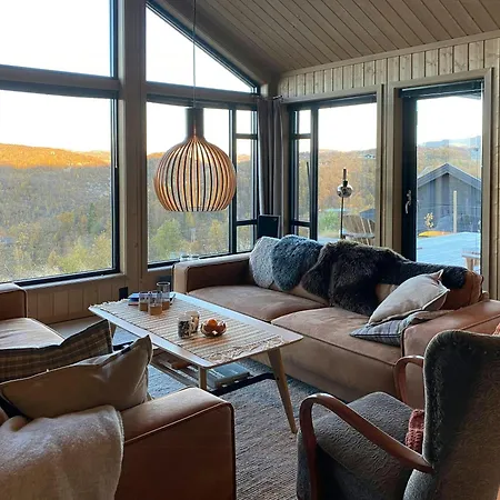 Mountain At Bergsjoen With Panoramic Views