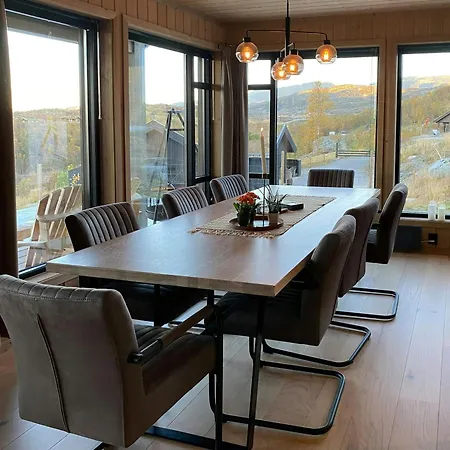 Mountain At Bergsjoen With Panoramic Views