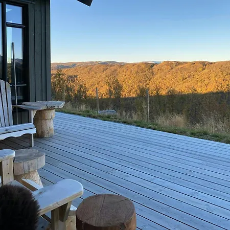 Mountain At Bergsjoen With Panoramic Views