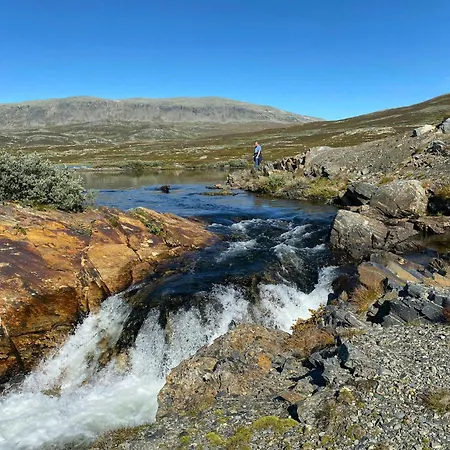 Mountain At Bergsjoen With Panoramic Views