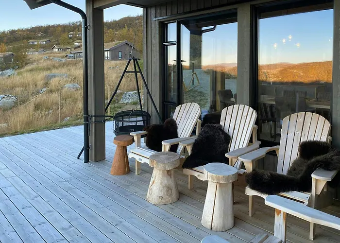 Mountain At Bergsjoen With Panoramic Views
