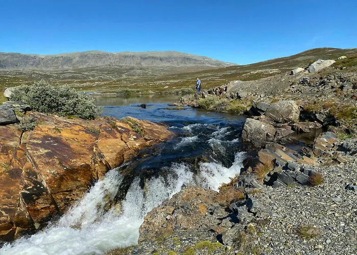 Mountain At Bergsjoen With Panoramic Views