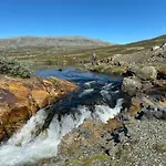 Mountain At Bergsjoen With Panoramic Views